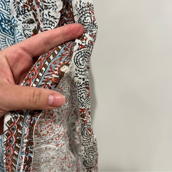 Roller Rabbit August Border Azita Midi Dress in Cloud - Picture 8 of 10